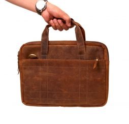 Genuine Buffalo Leather Apple MacBook Bag