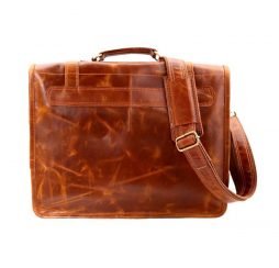 Genuine Leather Messenger Shoulder Bag