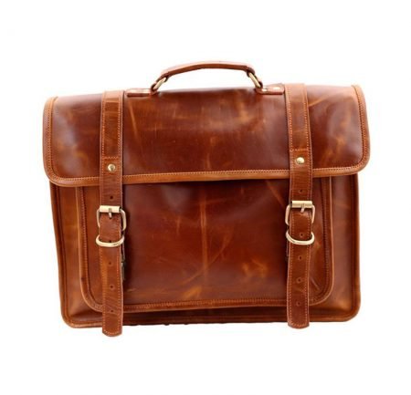 Genuine Leather Messenger Shoulder Bag