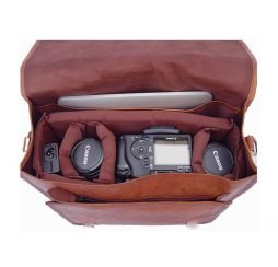 Leather DSLR Camera Bag