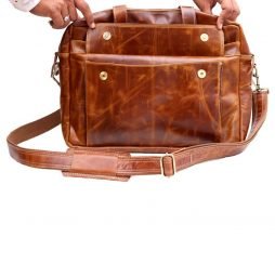 Real Leather Fashion Messenger Bag