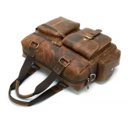 Genuine Leather Travel Handbag