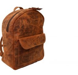 Rustic Leather Women’s Mini Backpack
